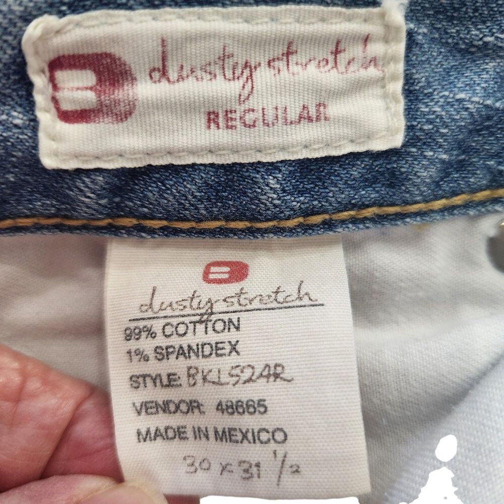 Y2K BKE Low Rise Dusty Stretch Denim Boot Cut Jeans-30-Cowgirl-Pop-Punk-Glam - Picture 9 of 13